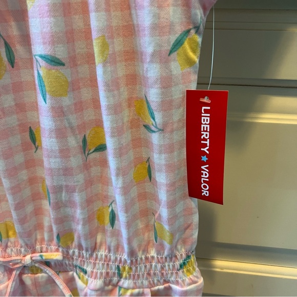NWT Girls Lemon Romper L - Picture 2 of 6
